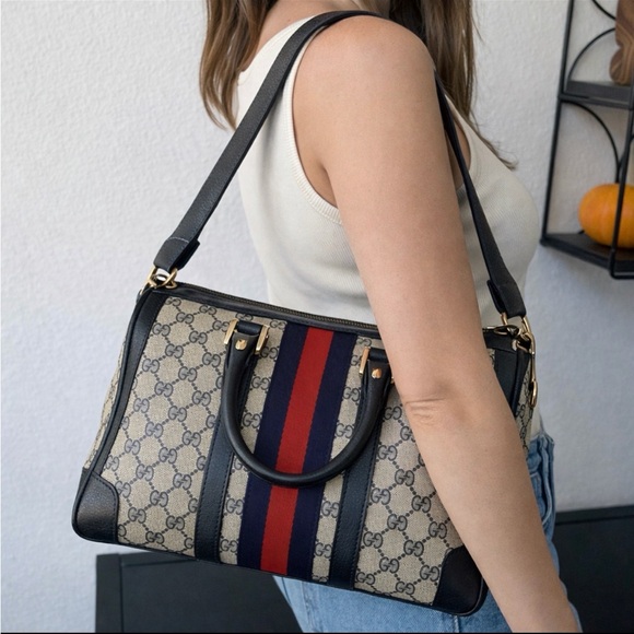 🔥GUCCI 70s 2- Way Boston - Picture 3 of 10